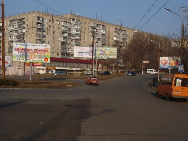 Щит 6x3,  ул.Паникахи, 18 - кольцо в центр