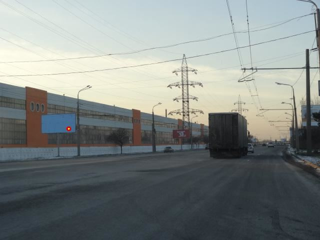Щит 6x3,  ул.Набережная Заводская - завод им.Петровского, из центра