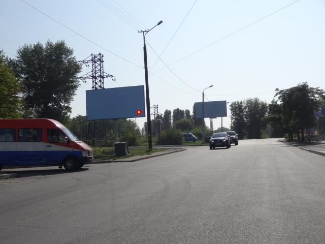 Щит 6x3,  ул. Паникахи - ул. Зап. Шоссе, из центра