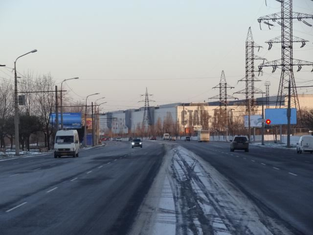 Щит 6x3,  ул.Набережная Заводская - завод им.Петровского, в центр