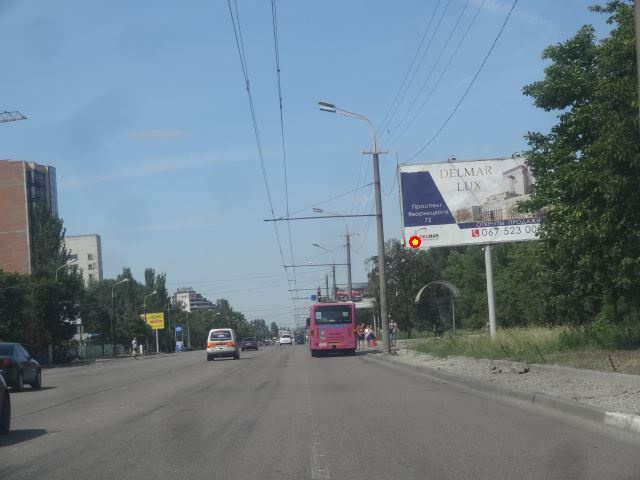 Щит 6x3,  ул.Набережная Победы, напротив д.44/1, в центр